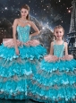 Wonderful Ball Gown Ruffled Layers Princesita with Quinceanera Dresses for 2016