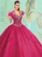 Inexpensive Sweetheart Beading and Appliques Quinceanera Dresses