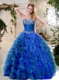 Clearance A Line Sweetheart Quinceanera Dresses with Beading and Ruffles