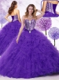 Cute  Sweetheart Quinceanera Dresses with Beading and Ruffles