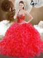 Clearance  Sweetheart Sweet 16 Quinceanera Dresses with Beading and Ruffles