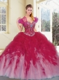 2016 Discount Multi Color Quinceanera Dresses with Beading and Ruffles