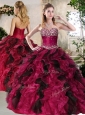 Discount  Sweetheart Multi Color Sweet 16 Quinceanera Dresses with Beading and Ruffles