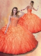Discount Ball Gown Beading and Ruffles Sweet 16 Quinceanera Dresses 2016