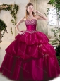 Discount Ball Gown Sweet 16 Quinceanera Dresses with Beading and Pick Ups