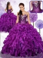 Unique Ball Gown Sweet 16 Quinceanera Dresses with Ruffles and Sequins