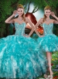 Hot Sale Sweetheart Detachable Quinceanera Dresses with Beading for Summer