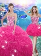 Pretty Ball Gown Sweetheart Detachable Quinceanera Dresses with Beading