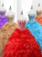 Hot Sale Ball Gown Sweetheart Quinceanera Dresses with Beading