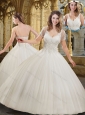 New Arrivals Ball Gown Appliques White Wedding Dresses for Garden
