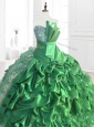 New Arrivals Sequins and Ruffles Quinceanera Dresses with Pick Ups