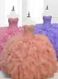 Low Price Ball Gown Sweetheart Quinceanera Dresses with Beading