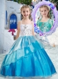 Beautiful Ball Gown Little Girl Pageant Dresses with Beading and Ruffles
