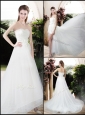 Exclusive Empire Sweetheart Wedding Dresses with Brush Train for 2016