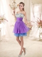 Top Selling Sweetheart Short Sequins Bridesmaid Dresses in Multi Color