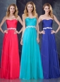 Beautiful Empire Sweetheart Beaded Aqua Blue Homecoming Dress