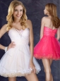 Hot Sale Short Sweetheart Sexy Prom Dress with Beading in Organza