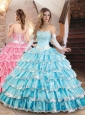 Elegant Organza Quinceanera Dress with Beading and Ruffled Layers