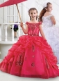Lovely Off the Shoulder Mini Quinceanera Dress with Appliques and Bubbles