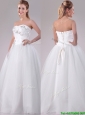 Popular Really Puffy Sweetheart Beaded Long Wedding Gown in Tulle