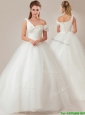Popular Asymmetrical Wedding Dresses with Beading and Ruching
