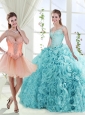 Gorgeous Beaded Straps Perfect Quinceanera Dresses with See Through Back