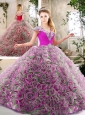 Exquisite Beading and Ruffles Quinceanera Gowns in Multi Color