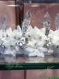Beautiful Wedding Tiara with Rhinestone and Imitation Pearls