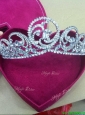 Pretty Tiaras with Beading in Silver