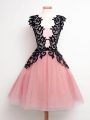 Fitting Straps Sleeveless Tulle Wedding Guest Dresses Lace Lace Up