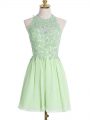 Dynamic Sleeveless Appliques Lace Up Bridesmaid Dresses