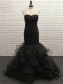 Excellent Sweetheart Sleeveless Tulle Homecoming Dress Beading Zipper