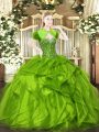 Custom Designed Floor Length Ball Gowns Sleeveless Sweet 16 Dresses Lace Up