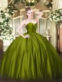 Organza Sleeveless Floor Length Quinceanera Gowns and Ruching