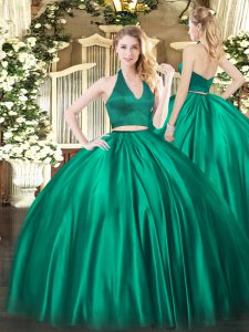 Sleeveless Zipper Floor Length Ruching Ball Gown Prom Dress