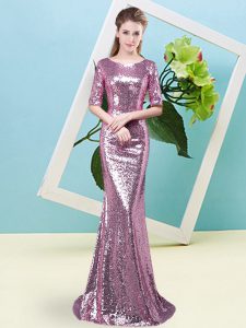 High End Sequined Half Sleeves Floor Length and Sequins