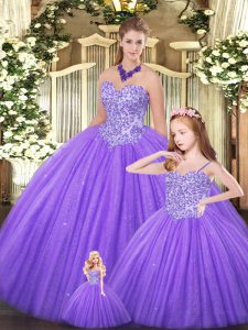 Fantastic Floor Length Eggplant Purple Ball Gown Prom Dress Sweetheart Sleeveless Lace Up