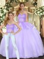 Luxury Sleeveless Beading Lace Up Vestidos de Quinceanera