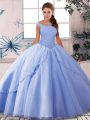 Fashionable Brush Train Ball Gowns 15 Quinceanera Dress Lavender Off The Shoulder Tulle Sleeveless Lace Up,Silhouette: Ball GownsNeckline: off the shoulderSleeve Length: sleevelessBack Detail: lace upEmbellishment: beadingFabric: tulleShown Color: lavender(Color & Style representation may vary by monitor.)Occasion: military ball,sweet 16,quinceaneraSeason: spring,summer,fall,winterFully Lined: YesBuilt-In Bra: Yes