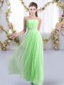 Free and Easy Strapless Lace Up Beading Wedding Party Dress Sweep Train Sleeveless
