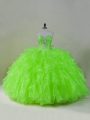 Sweetheart Neckline Ruffles 15 Quinceanera Dress Sleeveless Lace Up