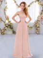 Comfortable Sweetheart Sleeveless Chiffon Court Dresses for Sweet 16 Ruching Lace Up