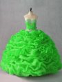 Inexpensive Floor Length Ball Gowns Sleeveless Quinceanera Dress Lace Up