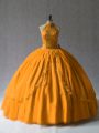 Orange Beading 15th Birthday Dress