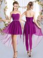 Fantastic Sleeveless Beading Lace Up Vestidos de Damas
