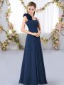 High End Sleeveless Hand Made Flower Lace Up Quinceanera Court Dresses