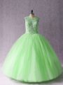 Sweetheart Sleeveless Lace Up Quinceanera Dress Tulle