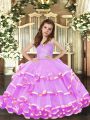 Enchanting Sleeveless Ruffled Layers Lace Up Little Girl Pageant Dress