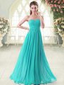 Sumptuous Sleeveless Beading Zipper Prom Dress