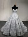 Attractive Sleeveless Lace Up Floor Length Sequins Quinceanera Gown